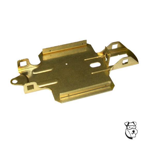 Mid America 1:24 Great Racing Chassis 4" WB Brass Chassis MID203B