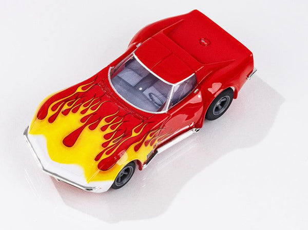 AFX Corvette Red / Yellow Flame No70 AFX22055