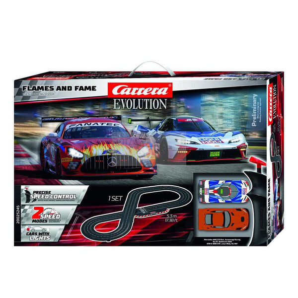 Carrera Evolution Flames 4 Fame Track Set completo 25245