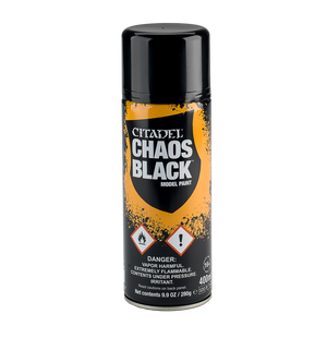 Citadel 400ml Spray Paint CHAOS BLACK 62-02