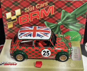 BRM S02 1:24 Scale Mini Cooper Xmas Special Green BRMS02