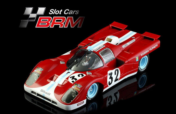 BRM 1-24 Ferrari 512M Red 1000km Spa 1971 No32 BRM209