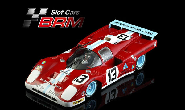 BRM 1-24 Ferrari 512M Red Can-AM Riverside 1972 No13 BRM210
