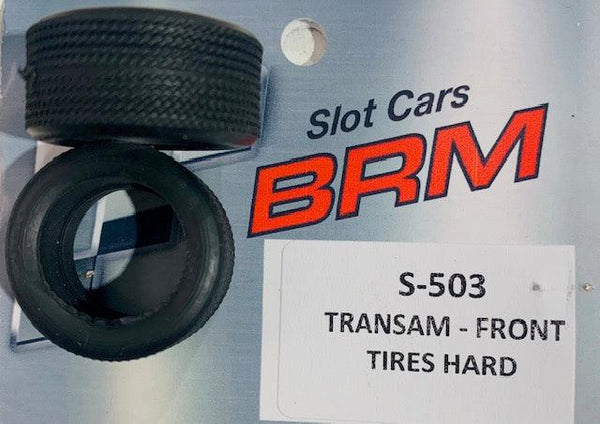 BRM Front Tyres Hard Treaded Transam BRM S-503