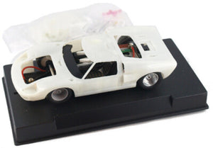 Slot It CA20z1 Ford GT40 White Partially Un-Assembled 1/32 Scale Slot Car Kit CA20Z1