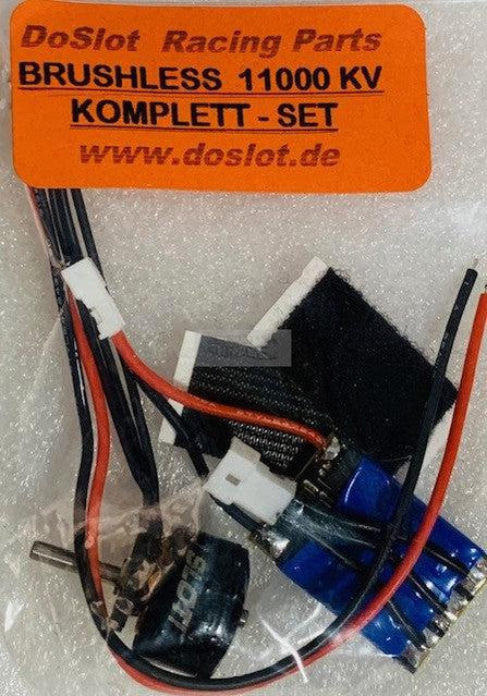 DoSlot Brushless Komplettset Motor &amp; Prototyp E-Com Chip 11000KV