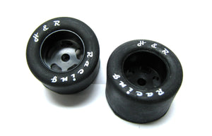 H&R Racing Rubber 5 Slot Black Wheel 27x18 HR1307