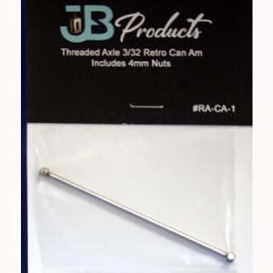 JB Products Retro Can Am Threaded Front Axles RA-CA-1