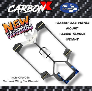 KC Racing Brushless CarbonX Wing Car Chassis KCR-CFW02c