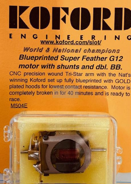 Koford Super Feather G12 Blueprinted Motor M504E