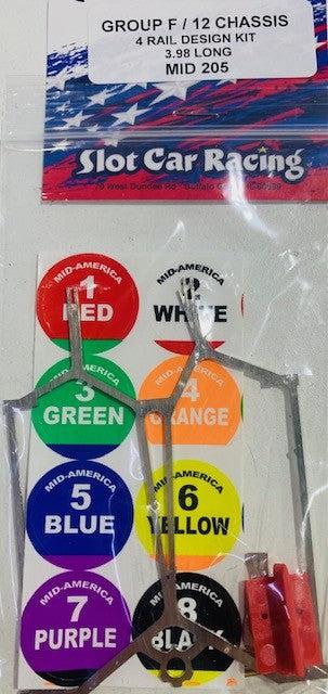 Mid America Group F /12 Chassis Kit 3.98 Long MID205