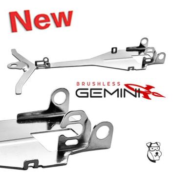 Mid America 1/24 BRUSHLESS GEMINI Flexi Chassis - Centre Section Only- Heat Treated MID219C