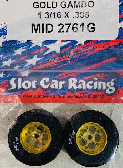 Mid America 1 3/16 x 0.385 Gambo Rear Wheel Gold MID2761G