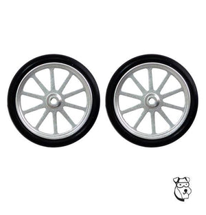Mid America Dragster 10 Spoke O Ring 0.800 Front Wheels Silver MID3140