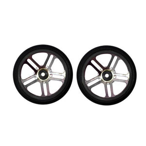Mid America Black Twin Star Front .800" Drag Wheels MID3740B