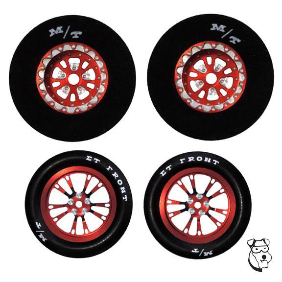 Mid America 1 3/16 x 0.500 V Series Wheel Set Red MID5668RMT