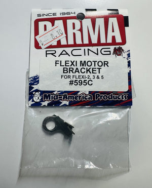 Mid America Parma Flexi 16D Motor Bracket For Flexi 2 - Flexi 5 And FCR/GRC Chassis (2 Pcs) PAR595C