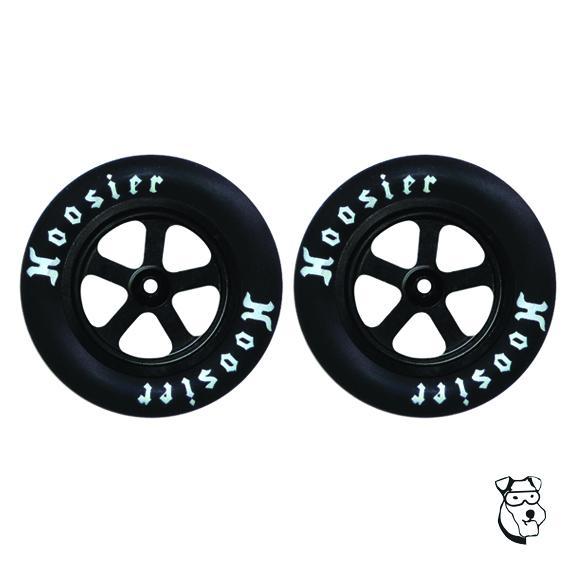 Mid America Drag Star Front Wheels Big O'Ring 1.000 Tall Black MID741B