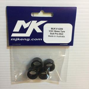 MJK 1/32 Rear Racing Tyres MJK4206