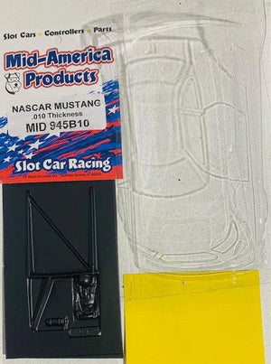 Mid America 1 24 Scale Clear Body Mustang Stock Car MID945B10