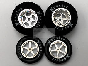 Mid America 1 3/16 x 0.400 Comp 5 Wheel Set Silver MID6767