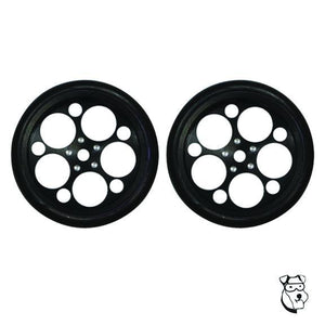 Mid America Drag Gambo Front Wheels O'Ring 0.800 Tall Black MID2740B