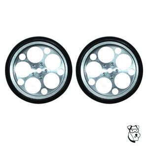 Mid America Drag Gambo Front Wheels O'Ring 0.800 Tall Silver MID2740