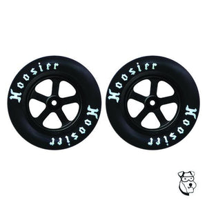 Mid America Drag Star Front Wheels Big O'Ring 1.000 Tall Black MID741B
