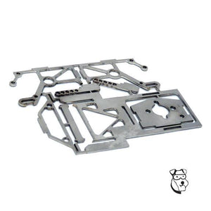 Mid America No Bar inline Drag Chassis Rear Kit MID256