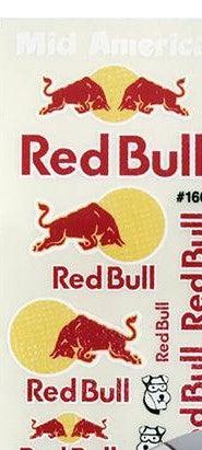 Mid America Red Bull Stickers MID166
