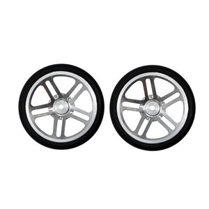 Mid America Silver Twin Star Front .800" Drag Wheels MID3740