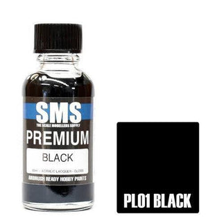 SMS Premium Paint Black 30ml PL01