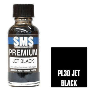 SMS Premium Paint Jet Black 30ml PL30