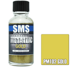SMS Metallic Paint 30ml Gold PMT02