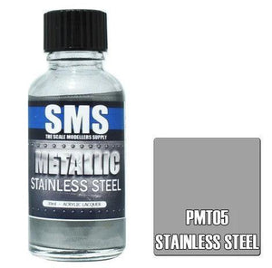 SMS Metallic Paint 30ml Stainless Steel PMT05