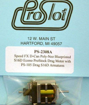 ProSlot SpeedFX D-Can Poly-Neo Blue Printed S16D Econo PS-2308A