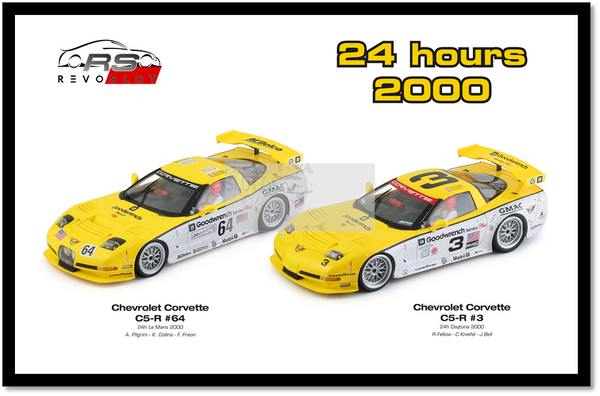 REVOSLOT RS0188 Corvette C5 Twin Pack No3 No64 RS0188