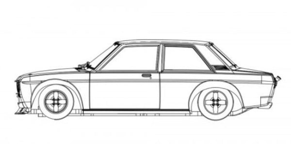 REVOSLOT RS0204 Datsun 510 White Kit RS0204