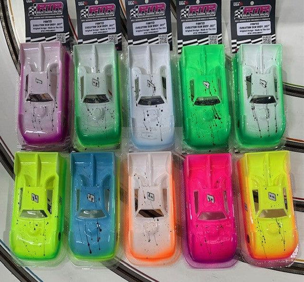 RTR 4" Assorted Painted Evolution DLM Body 0.007 RTR-PPDLM007