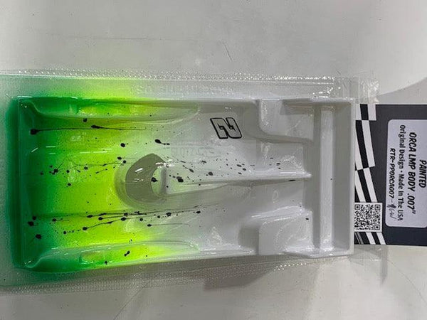 RTR 4" Orca LMP Green Yellow Body 0.007 RTR-PPORCA007-GY