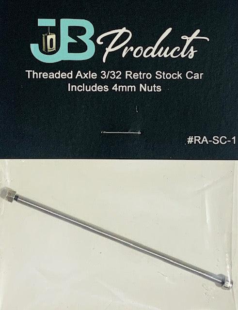 JB Products Retro Threaded Front Axles RA-SC-1