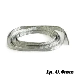 BRM S025SPM Roll of Silver Contact Braid 0.4mm S-025SPM