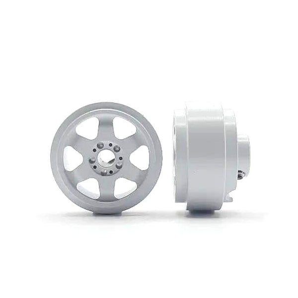 Staffs 6 Spoke White Alloy Wheel 15.8 x 8.5 Staffs197