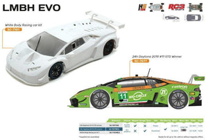 ScaleAuto 1-24 Hurracan GT3 Racing White Kit SC7101RC3
