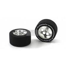 Pneumatici Scaleauto ProComp 25,5 mm x 13 mm con mozzo da 17 mm SC2110P