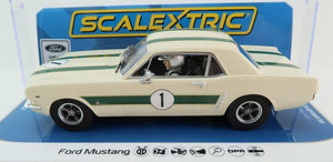 Scalextric Slot Car C4531F Ford Mustang No1 Ian Geoghegan 1965 C4531