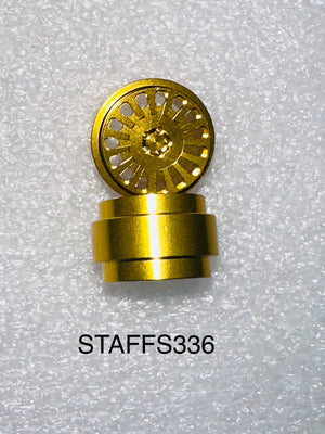 Staffs OZ Style Gold Alloy Wheels 15.8 x 8.5 Staffs336
