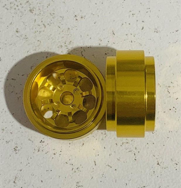 Staffs Minilite Gold Alloy Deep Dish Wheel 15.8 x 8.5 Staffs233