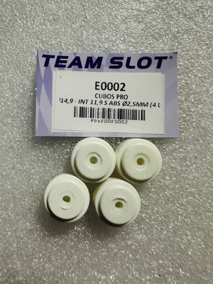 TeamSlot ABS Wheels Plastic 14.9x11.9mm E0002