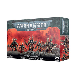 Warhammer 40K Chaos Space Marines - Chaos Terminator Squad Set of 5 - 43-19